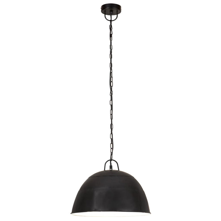 Vidaxl Hanging Lamp Industrial Vintage Runde 25 W E27 41 cm Schwarz
