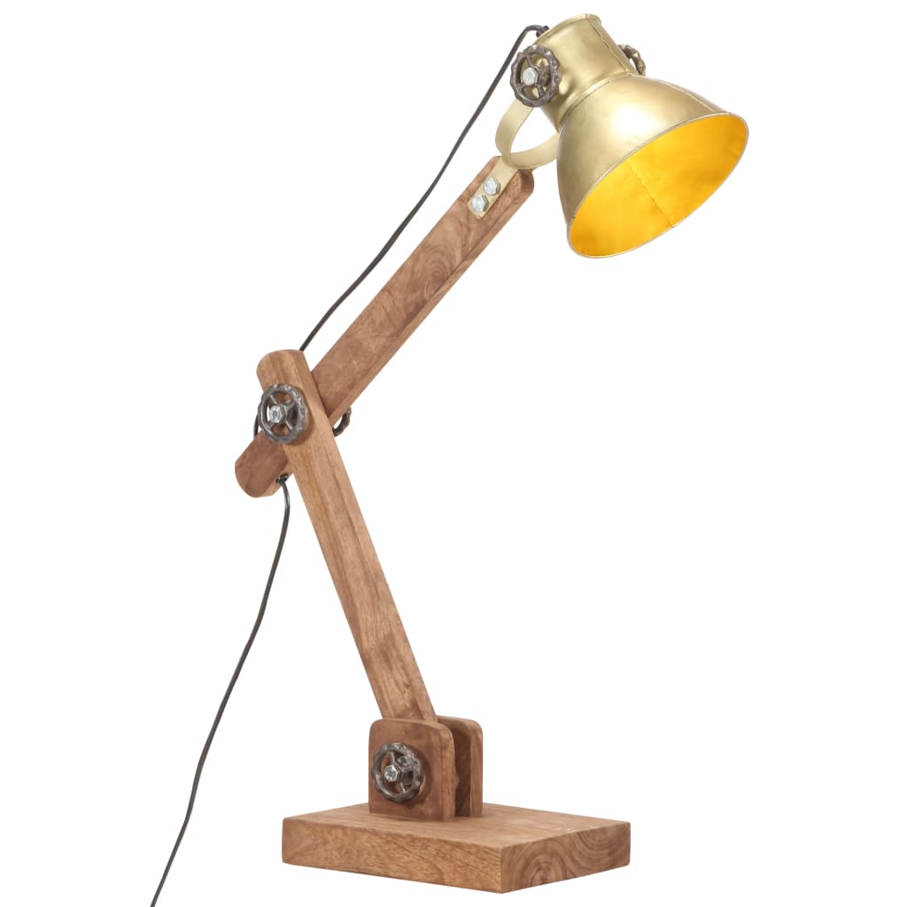 Vidaxl Desk Lampe Industrial um E27 58x18x90 cm Messing -Colored
