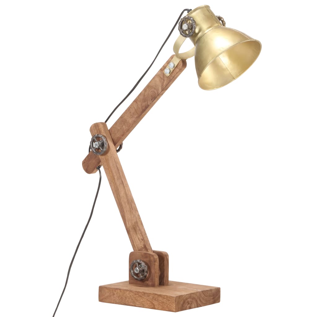 Vidaxl Desk Lampe Industrial um E27 58x18x90 cm Messing -Colored