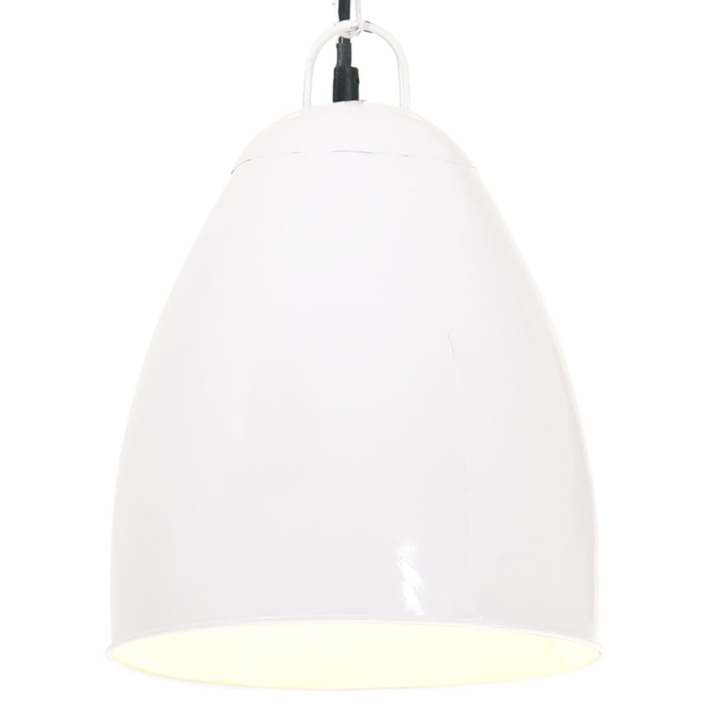 Vidaxl Hanging Lamp Industrial um 25 W E27 32 cm Weiß