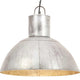 Vidaxl Hanging Lampe um 25 W e27 48 cm Silberfarbe
