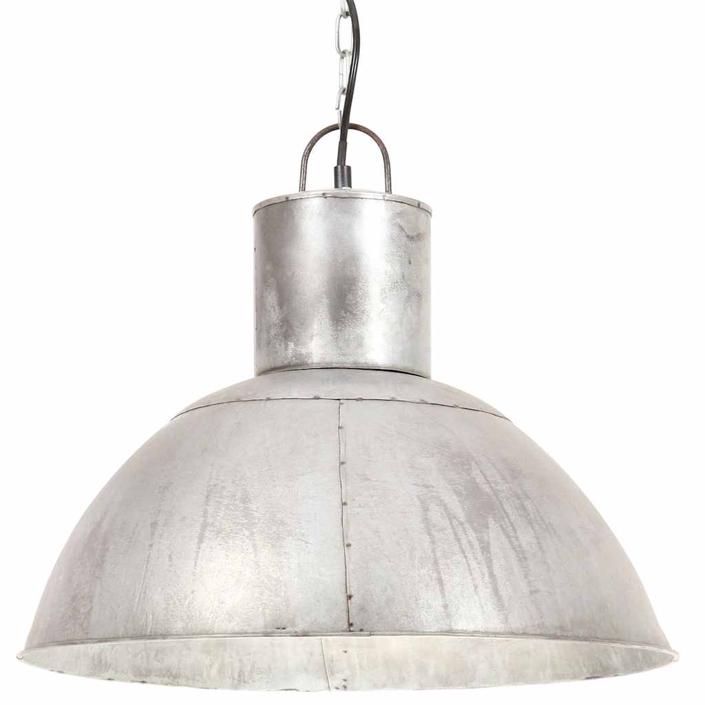 Vidaxl Hanging Lampe um 25 W e27 48 cm Silberfarbe
