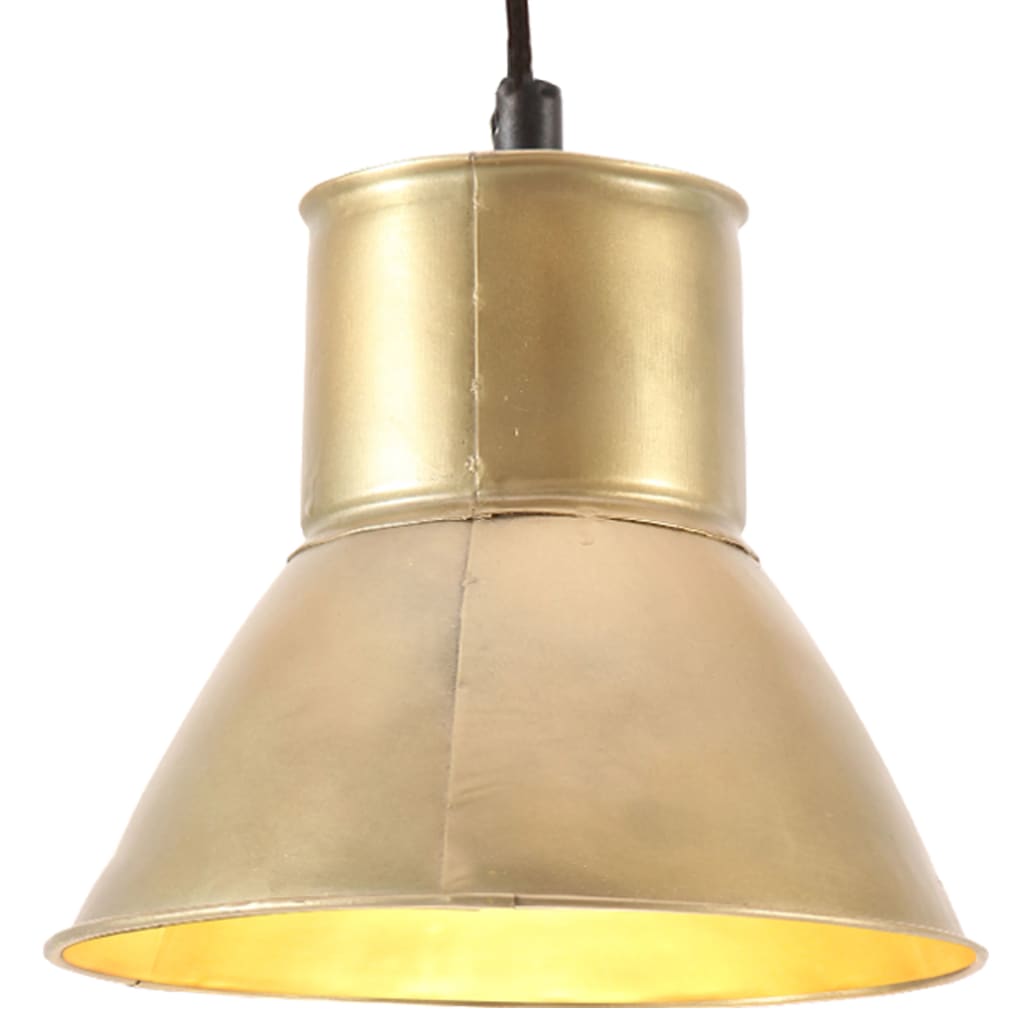 Vidaxl hängende Lampe um 25 W e27 17 cm Messingfarben