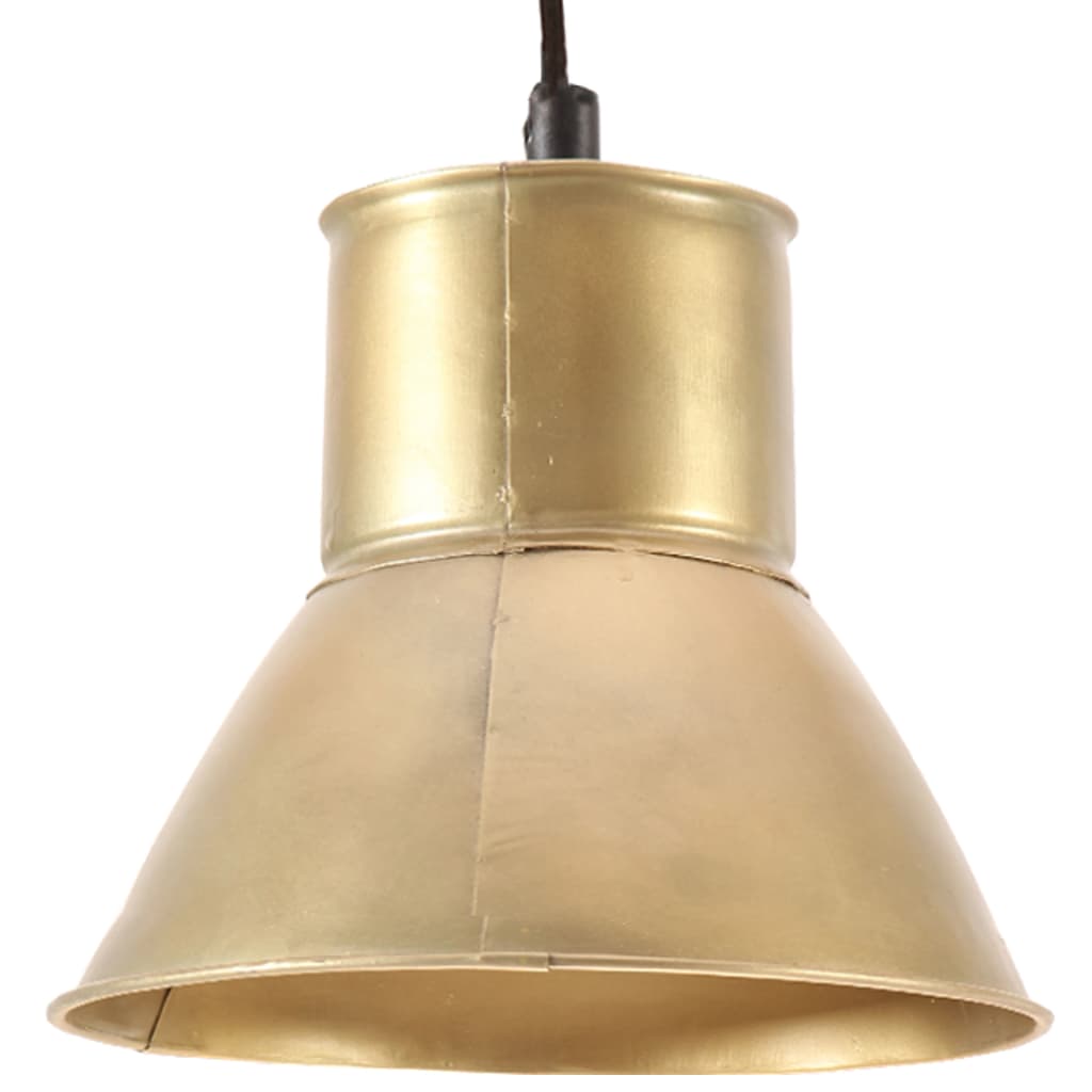 Vidaxl hängende Lampe um 25 W e27 17 cm Messingfarben
