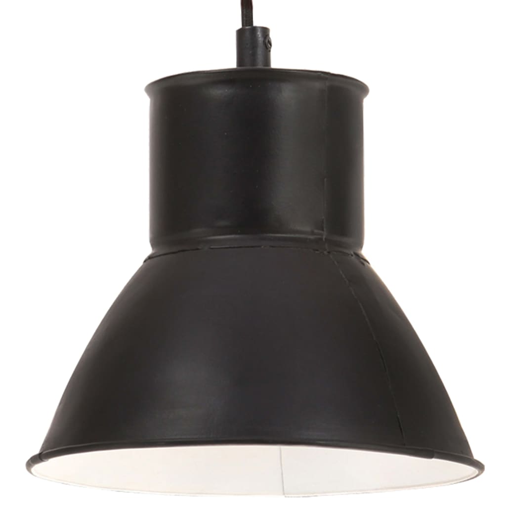 Vidaxl hängende Lampe um 25 W e27 17 cm schwarz