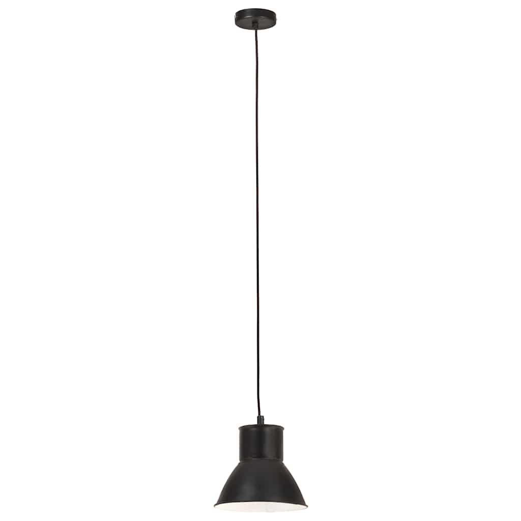 Vidaxl hängende Lampe um 25 W e27 17 cm schwarz