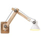 Vidaxl Wandlampe Industrie um E27 Weiß
