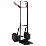 Vidaxx Teleskop-Sackkarre 200 kg Schwarz und Rot - afbeelding 1