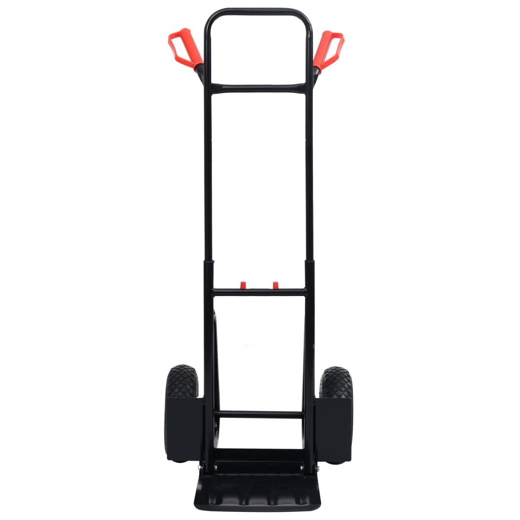 Vidaxx Teleskop-Sackkarre 200 kg Schwarz und Rot