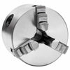 VIDAXL -Klauenplatte mit 3 Becken selbst -Zentrieren von 80 mm Stahl