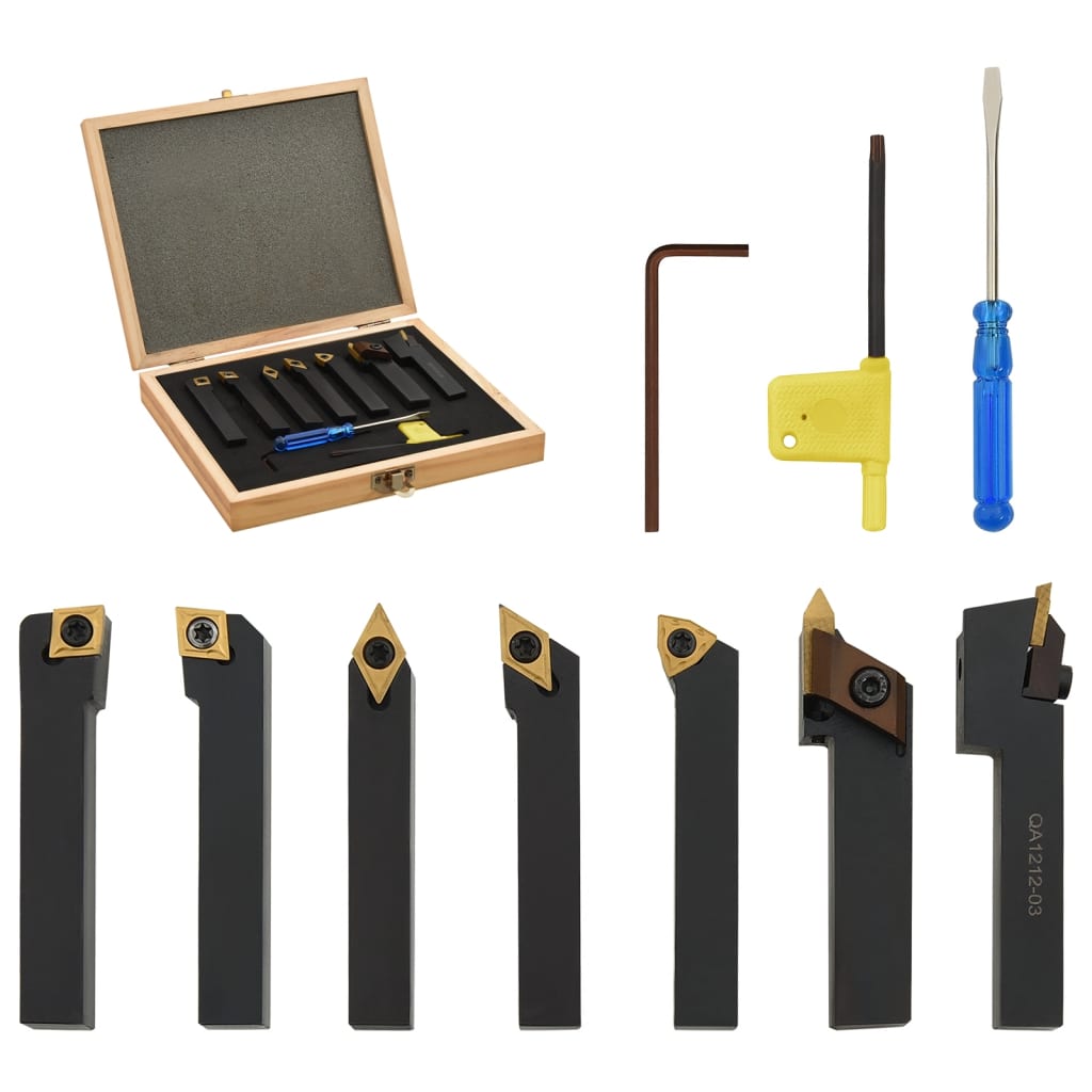 VIDAXL 12-PIEFE-TOOL SET Indexierbar 80 mm 12x12 mm
