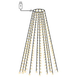 Vidaxl Weihnachtsbaumbeleuchtung mit 250 LEDs Net 250 cm - afbeelding 2