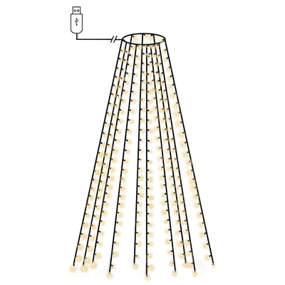 Vidaxl Weihnachtsbaumbeleuchtung mit 250 LEDs Net 250 cm