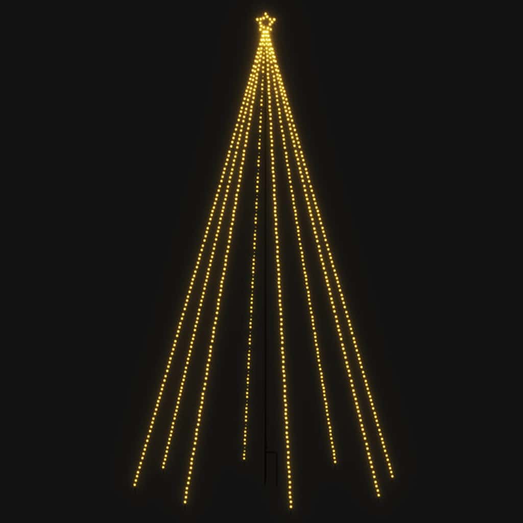 Vidaxl Weihnachtsbaumbeleuchtung Wasserfall in 400 LEDs 2,5 m