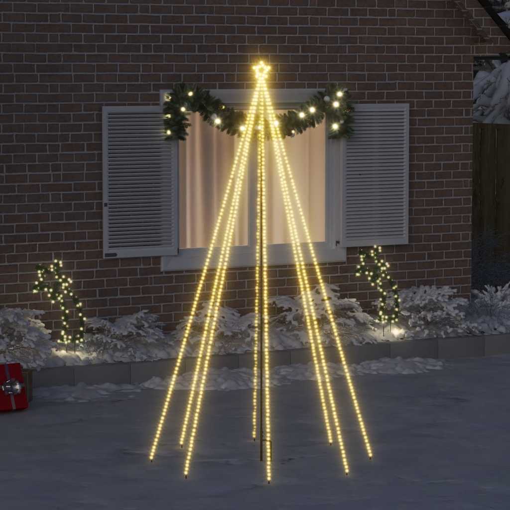 Vidaxl Weihnachtsbaumbeleuchtung Wasserfall in 400 LEDs 2,5 m