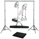 Vidaxl Photo Studio Set mit Beleuchtungsset und Hintergrund