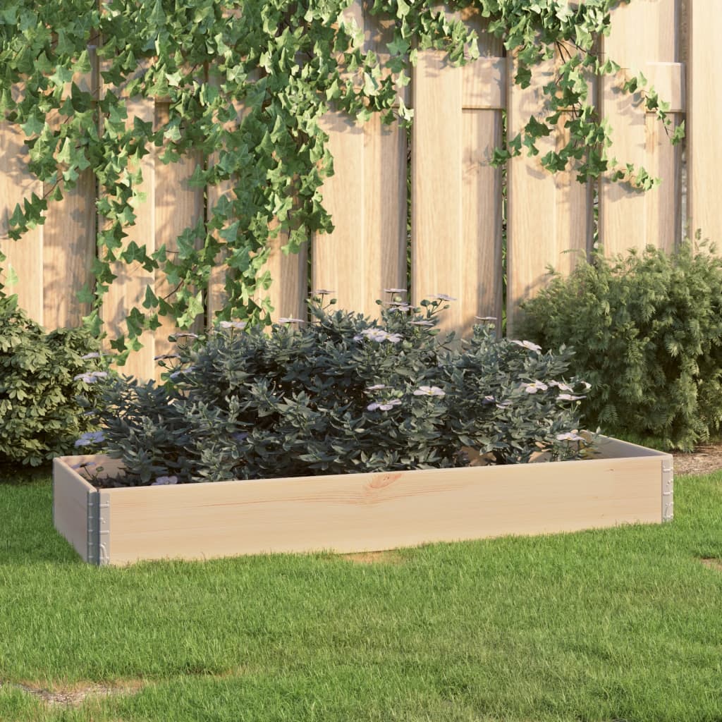 VIDAXL -Pflanzer erhöhte 50x150 cm Festkiefer