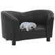Vidaxl Hundebank 67x41x39 cm künstliches Leder schwarz