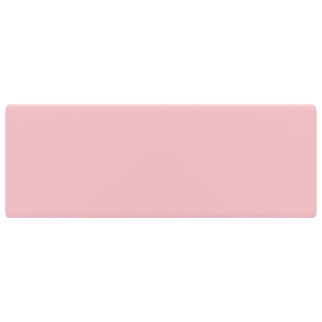 VIDAXL WASHBAIN mit Landesquadrat 41 x 41 cm Keramik Sole Pink