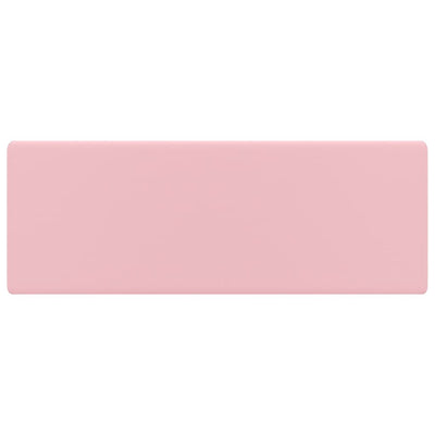 VIDAXL WASHBAIN mit Landesquadrat 41 x 41 cm Keramik Sole Pink