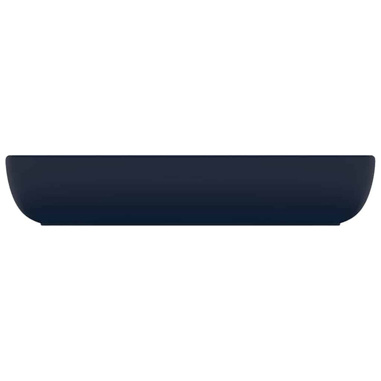 VIDAXL WASHBAIN RETTANGULAR 71 x 38 cm Keramikmatte dunkelblau