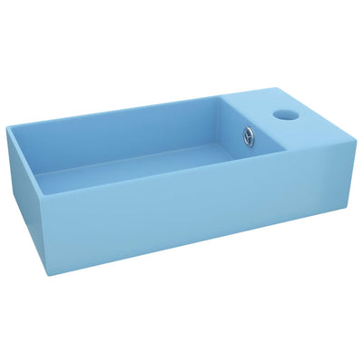 Vidaxl -Waschbecken mit Briefflustblau