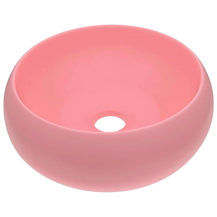 VIDAXL WASHBAIN RUND 40X15 CM Keramikmatpown