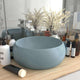 Vidaxl Washbeasin rund 40x15 cm Keramik Matt hellblau