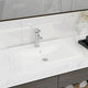 VIDAXL WASHBAIN mit TAP -Loch 60x46 cm Keramikmatte Weiß