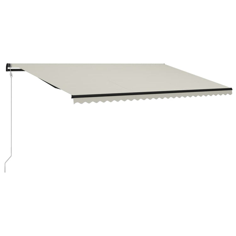 Vidaxl Luifel erweitert automatisch 600x300 cm Creme