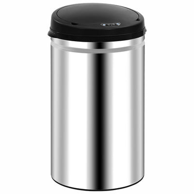 Vidaxl -Müll mit automatischem Sensor 40 l Edelstahl