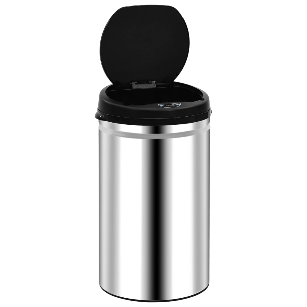 Vidaxl -Müll mit automatischem Sensor 40 l Edelstahl