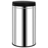 Vidaxl -Müll mit automatischem Sensor 60 l Edelstahl Stahl - afbeelding 2
