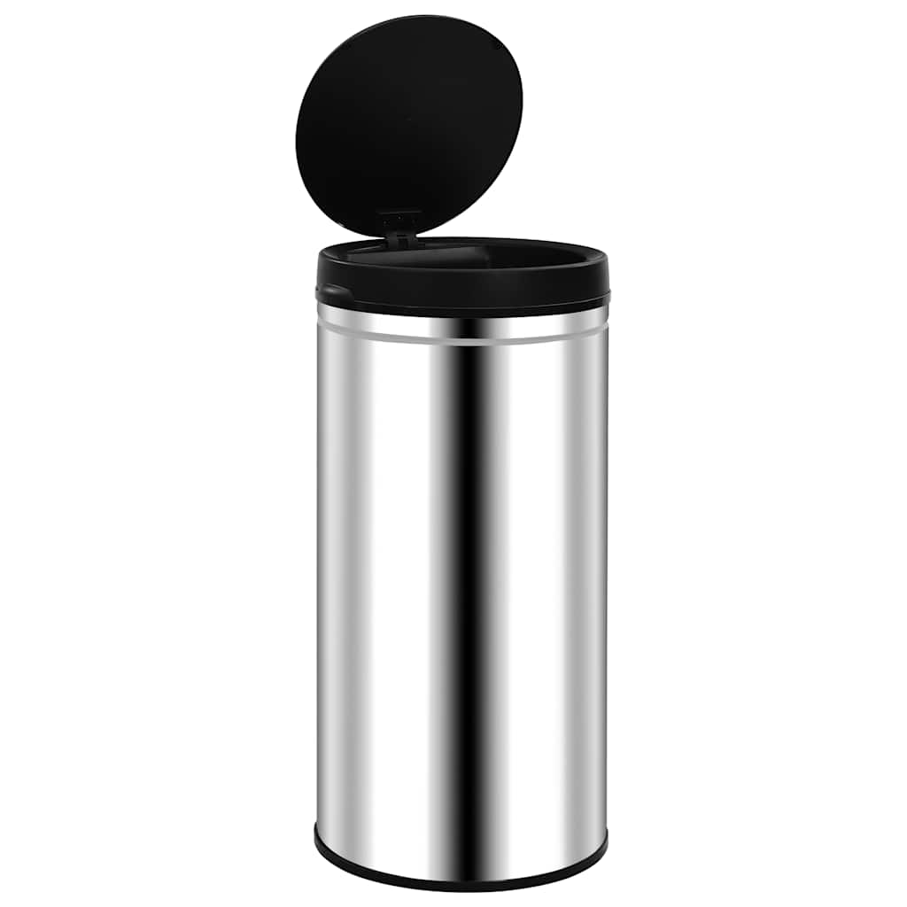 Vidaxl -Mülleimer mit automatischer Sensor 70 L Edelstahl