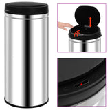 Vidaxl -Müll mit automatischem Sensor 80 l Edelstahl - afbeelding 1