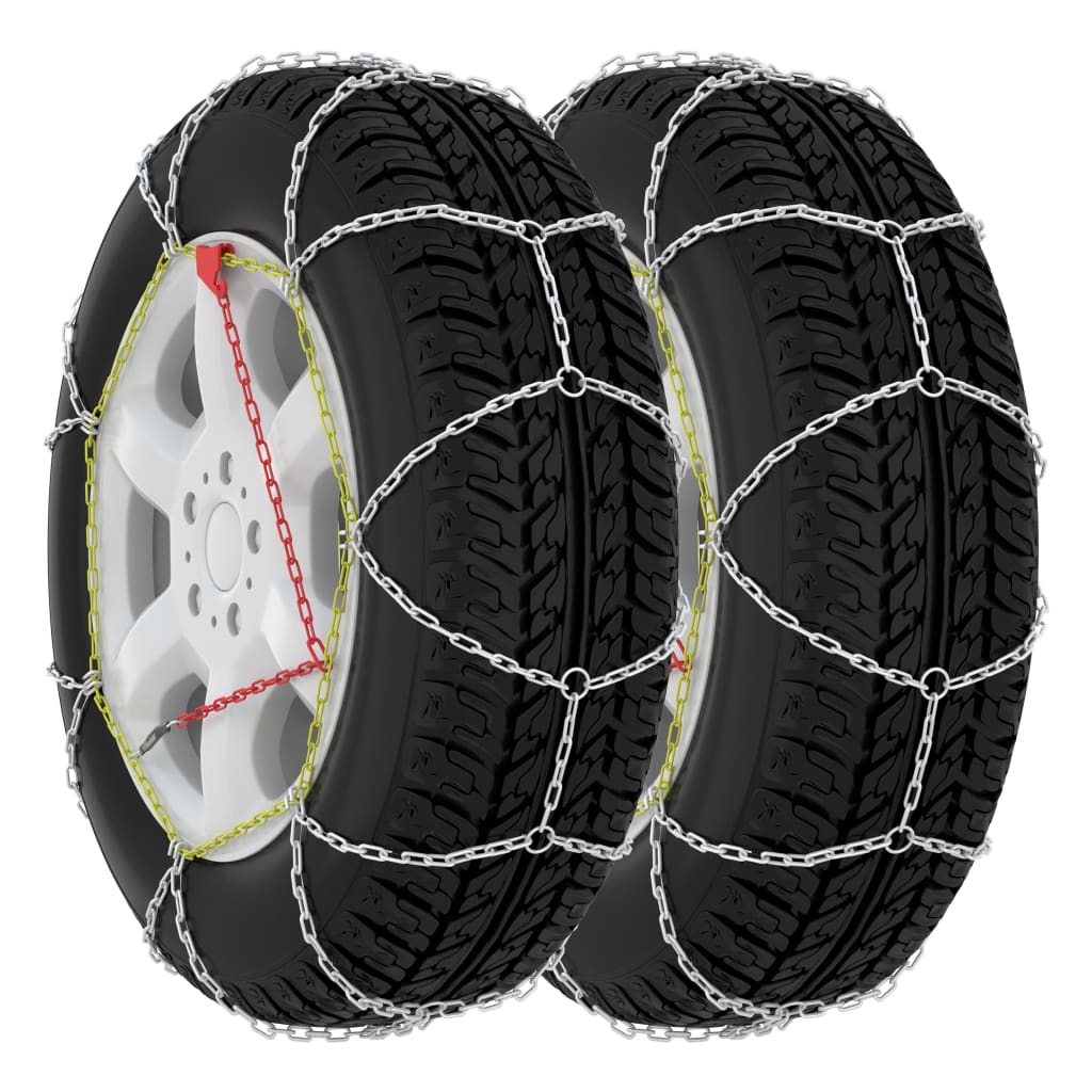 Vidaxl Schneeketten 2 St 16 mm SUV 4x4 Größe 450