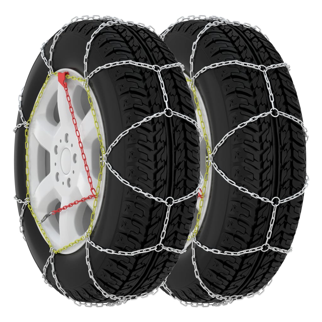 Vidaxl Schneeketten 2 St 16 mm SUV 4x4 Größe 460