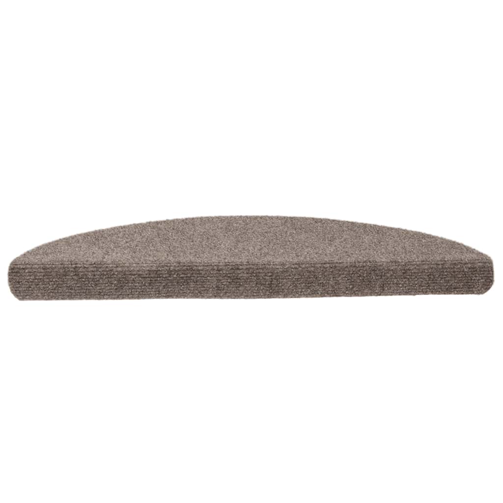 Vidaxl -Treppenmatten Selbstadhäsiv 15 St 56x17x3 cm Nadel Filzcreme -Colored