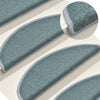 Vidaxl -Treppenmatten 15 ST 56x17x3 cm blau