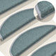 Vidaxl -Treppenmatten 15 ST 56x17x3 cm blau