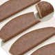 Vidaxl -Treppenmatten 15 ST 65x24x4 cm Braun