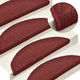 Vidaxl -Treppenmatten 15 ST 56x17x3 cm Rot
