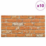 VIDAXL 10 ST WALL PORTEULE 3D Hellbraune Backstein EPS - afbeelding 3