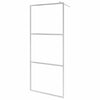 Vidaxl begehete Duschwandmatte 80x195 cm ESG Glas