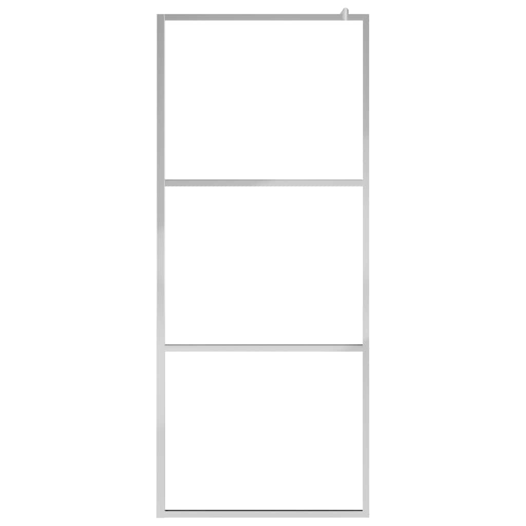 Vidaxl begehete Duschwandmatte 80x195 cm ESG Glas