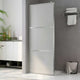 Vidaxl begehete Duschwandmatte 90x195 cm ESG Glas