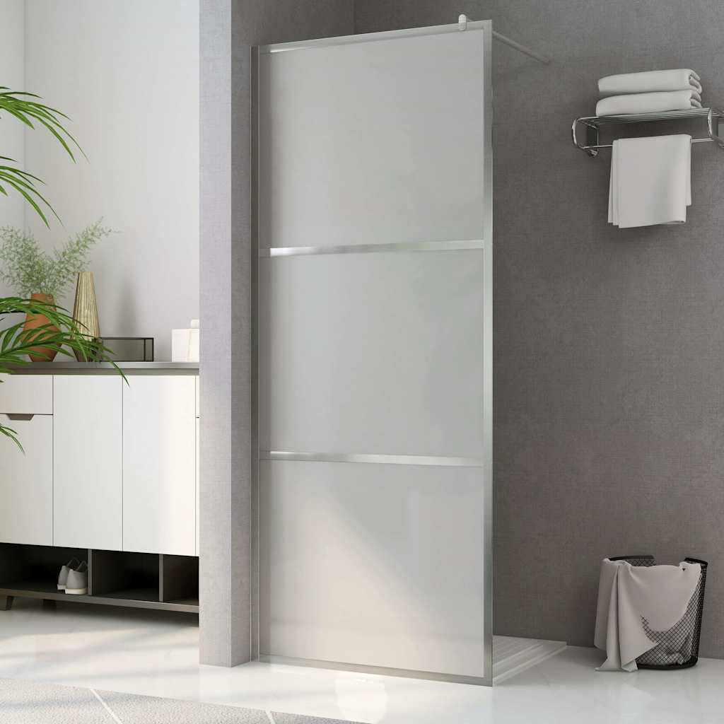Vidaxl begehete Duschwandmatte 100x195 cm ESG Glas