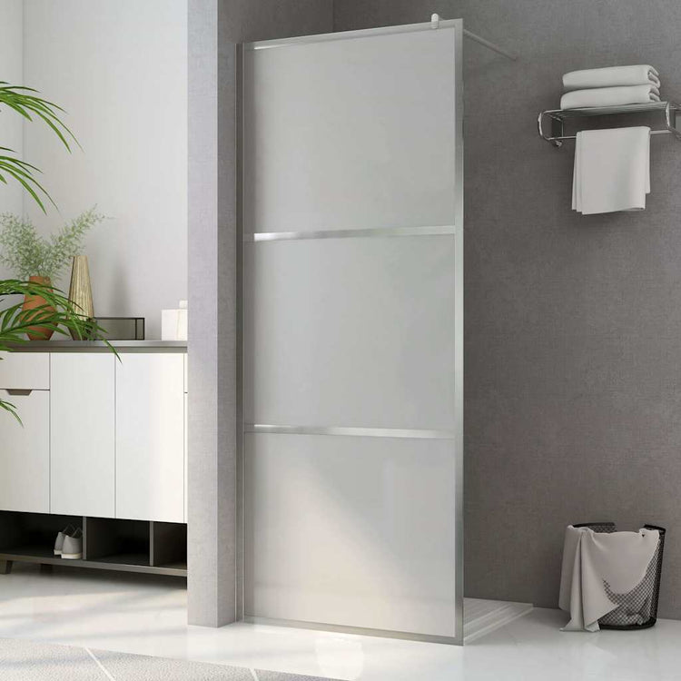 Vidaxl begehete Duschwandmatte 100x195 cm ESG Glas