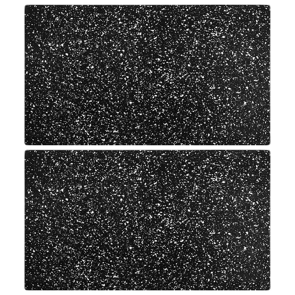 Vidaxx Schneidebretter 2 Stück mit Granitmuster aus gehärtetem Glas