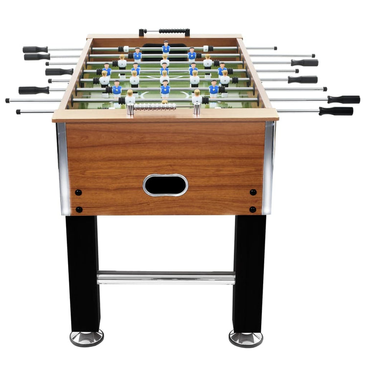 Vidaxl Football Tabelle 60 kg 140 x 74,5 x 87,5 cm Stahl hellbraun und schwarz